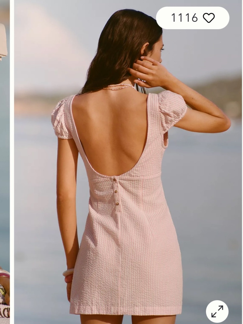 ANTHROPOLOGIE CELANDINE SCOOP-NECK FRONT TIE MINI
DRESS - Picture 4 of 17